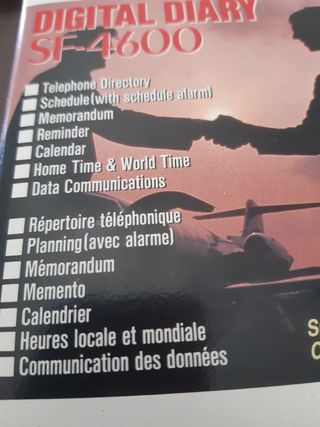 Agenda electrónica Casio SF-4600