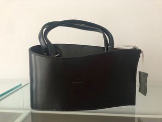 Bolso negro piel italiano