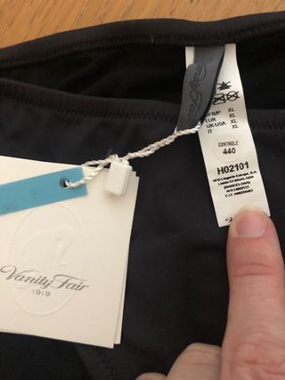 Bikini negro Vanity Fair - Con etiqueta