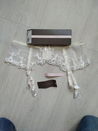 Liguero novia encaje