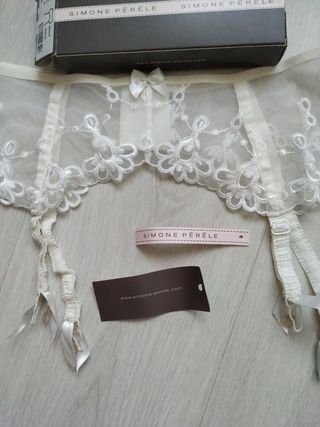 Liguero novia encaje