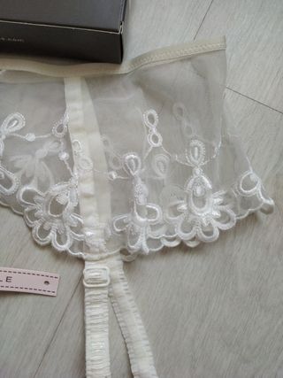 Liguero novia encaje