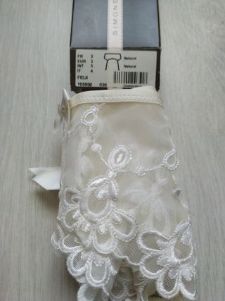 Liguero novia encaje