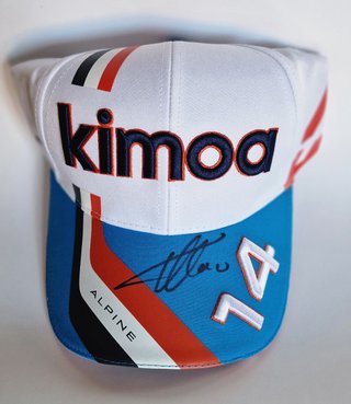 Casquette Plate Kimoa 24 Le Mans 2019 – Fernando Alonso, Unisexe Taille Unique, Blanche, Neuve Avec étiquettes