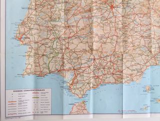 Mapa de la provincia de Burgos de 1984