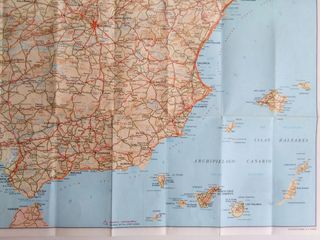 Mapa de la provincia de Burgos de 1984