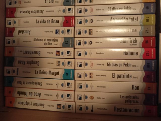 Más de 180 películas vhs