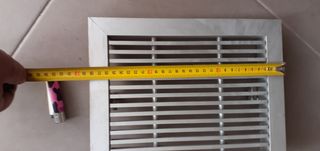Rejilla ventilacion aluminio de empotrar