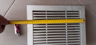 Rejilla ventilacion aluminio de empotrar