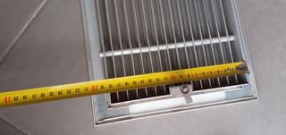 Rejilla ventilacion aluminio de empotrar