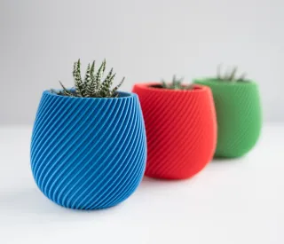 MACETERO EN ESPIRAL PARA PLANTAS