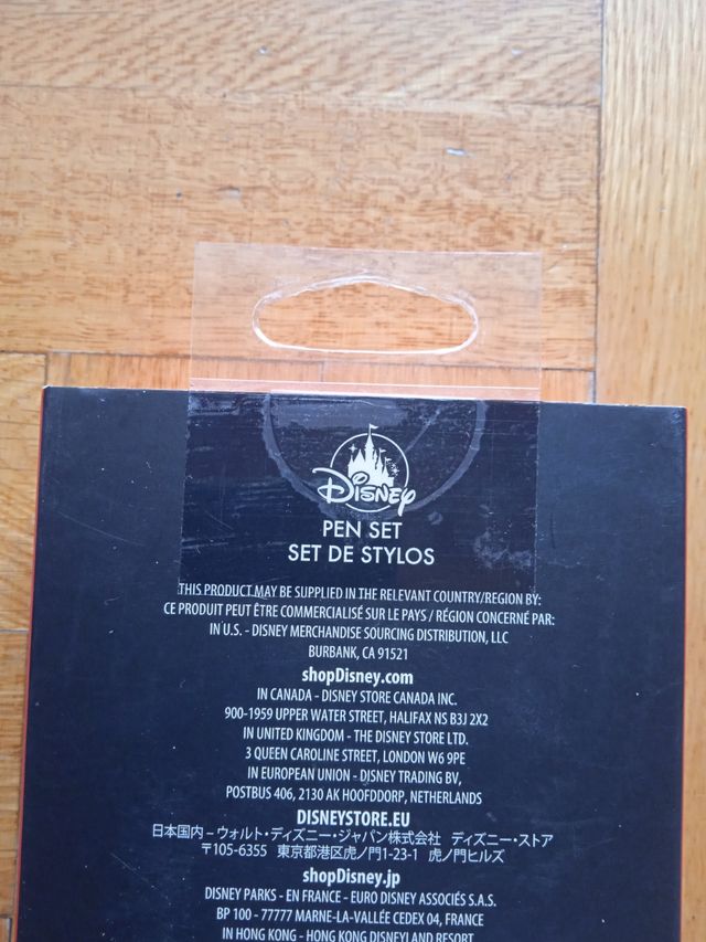 set de bolígrafos de Disney 