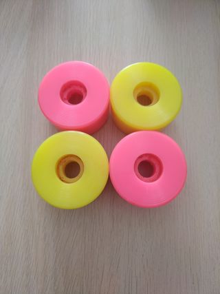 Ruedas skates blandas 58mm