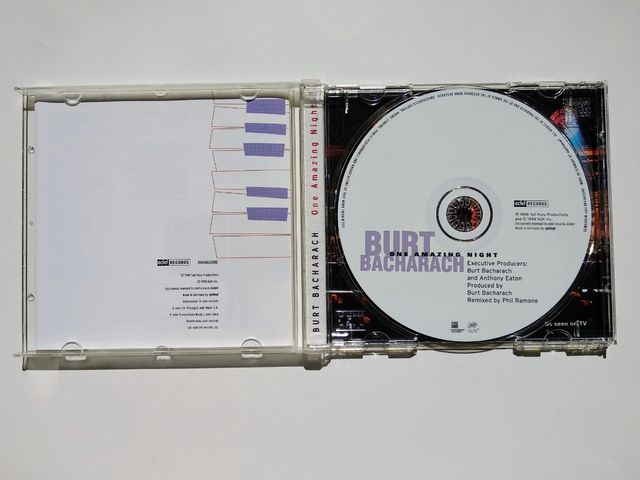 BURT BACHARACH - 'One Amazing Night' CD (1998)