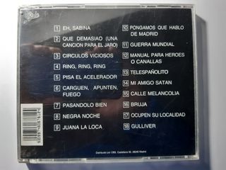CD MÚSICA DE JOAQUIN SABINA "MUCHO SABINA"