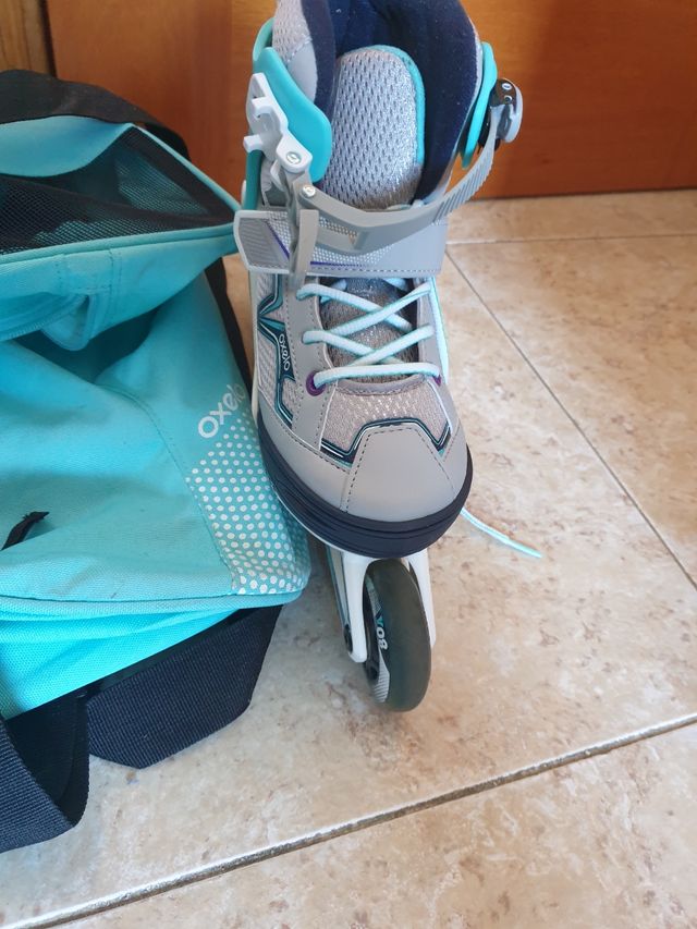 Patines línea+ bolsa+ protección