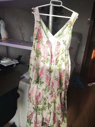 vestido flores evento