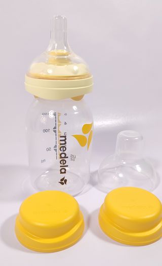 Tetina de leche materna sin BPA con biberón de 150