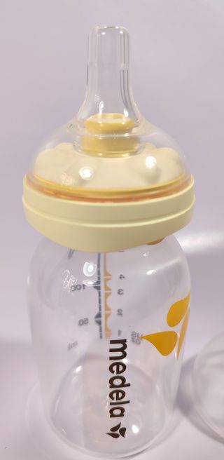 Tetina de leche materna sin BPA con biberón de 150