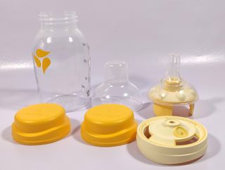 Tetina de leche materna sin BPA con biberón de 150