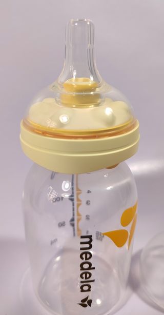 Tetina de leche materna sin BPA con biberón de 150