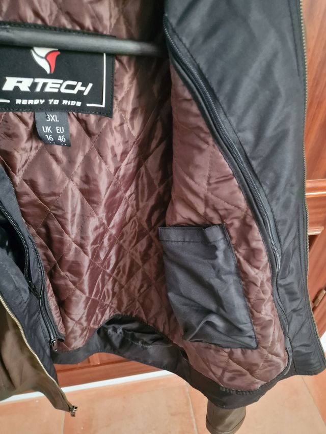 Cazadora de cuero mujer R-Tech