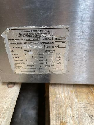 Freidora de sobremesa 10+10l electricasin cestas!!