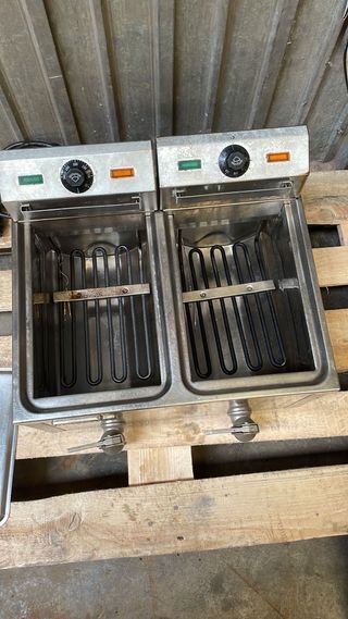 Freidora de sobremesa 10+10l electricasin cestas!!