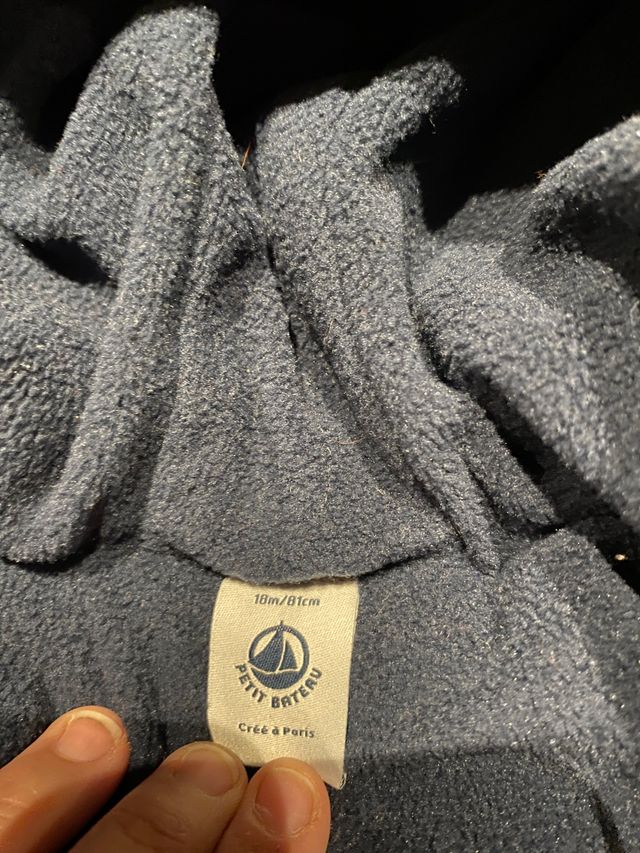 Abrigo nuevo 18 meses Petit Bateau