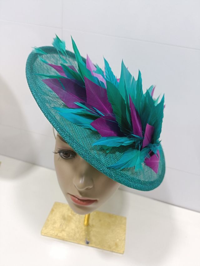 TOCADO pamela cocar casamento hats fascinator cha