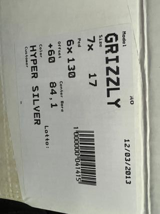 juego llantas 17 pulg furgones 5x130 y 6x130