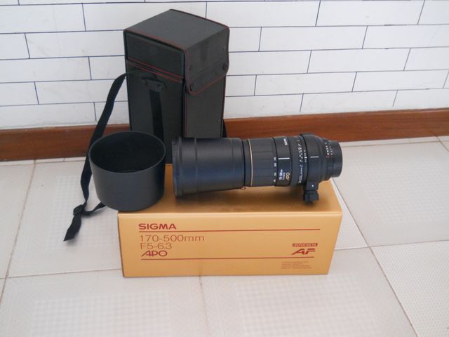 Teleobiettivo Sigma Apo Af 170-500 mm per Nikon