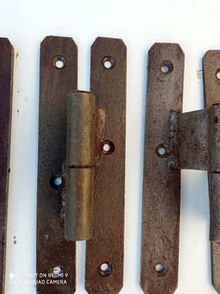 lote de tres bisagras antiguas Viejas,ferretería,