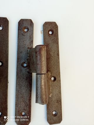 lote de tres bisagras antiguas Viejas,ferretería,