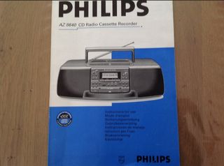 Radio K7 Cd Philips Boombox