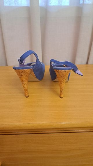 Zapatos de piel azules 💙 