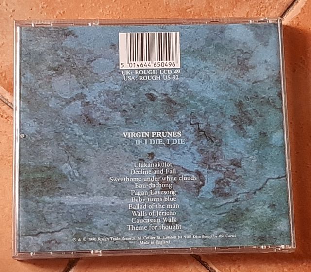 VIRGIN PRUNES - ...If I die, I die CD Rough Trade