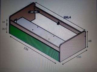 Dormitorio Juvenil, o cama