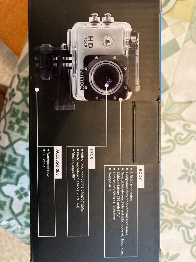 camara deportiva prixton a estrenar