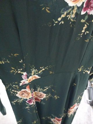 Vestido largo flores