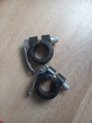 ✅ 2 CIERRES O BLOQUEADORES SALTER PLATEADOS DE 30M