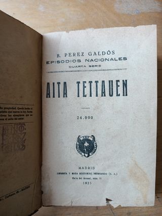 Aita Tettauen - Benito Perez Galdós