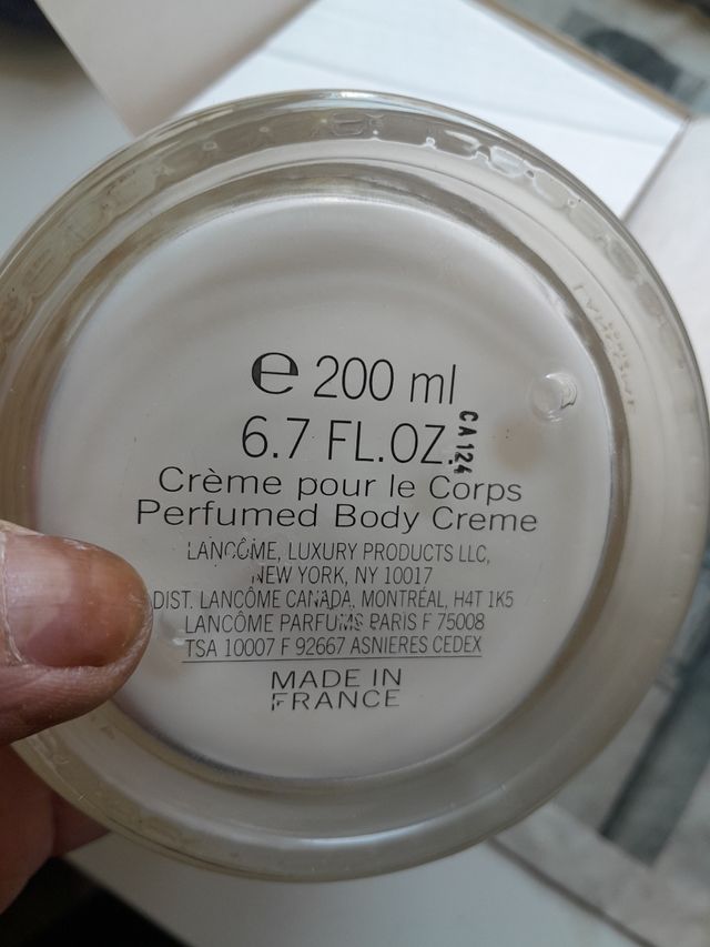 lancome attraction creme parfumee per corps 200ml