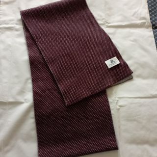 Sciarpa lana rosso bordeaux e grigia