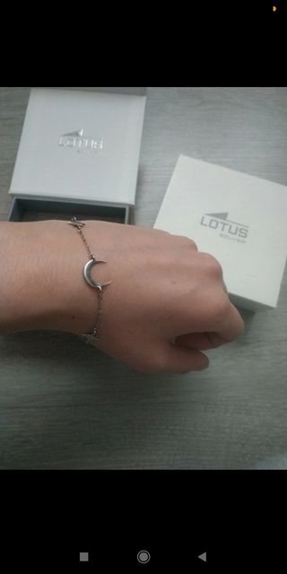 Pulsera Lotus Media Luna