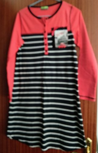 camisón de algodón invierno 