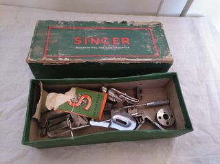 Accesorios maquina coser antigua Singer 99k