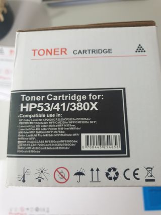 Toners colores impresora láser HP Canon