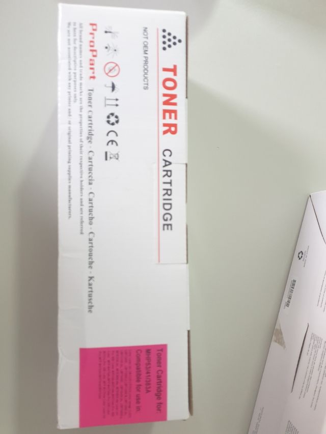 Toners colores impresora láser HP Canon