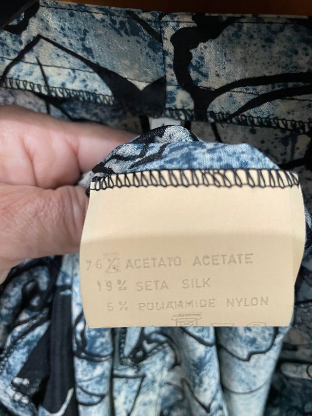 Elegante abito  misto seta più cardigan